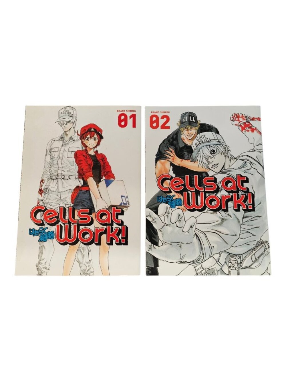 Cells at Work! Manga Volumes 1 & 2 Paperback Set Akane Shimizu English Lot